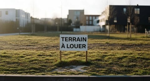 Terrain à louer avec Baux Locaux Immobilier