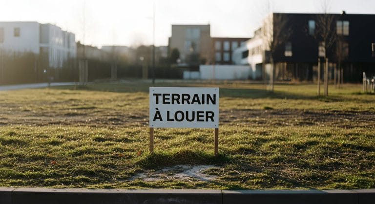 Terrain à louer avec Baux Locaux Immobilier