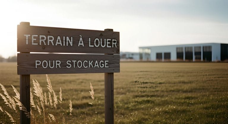 Terrain à louer pour stockage avec Baux Locaux