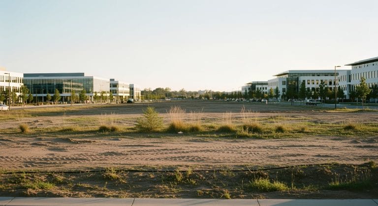 Terrain constructible pour entreprise