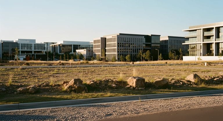 Terrain pour entrepôt ou bâtiment pro avec Baux Locaux