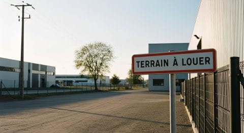 Terrain professionnel en bail longue durée avec Baux Locaux Immobilier