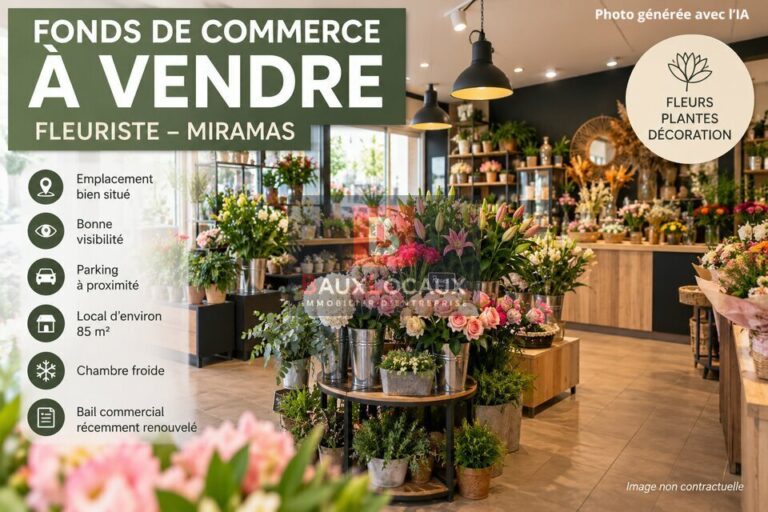 Fonds de commerce à vendre à Miramas de 85 m²
