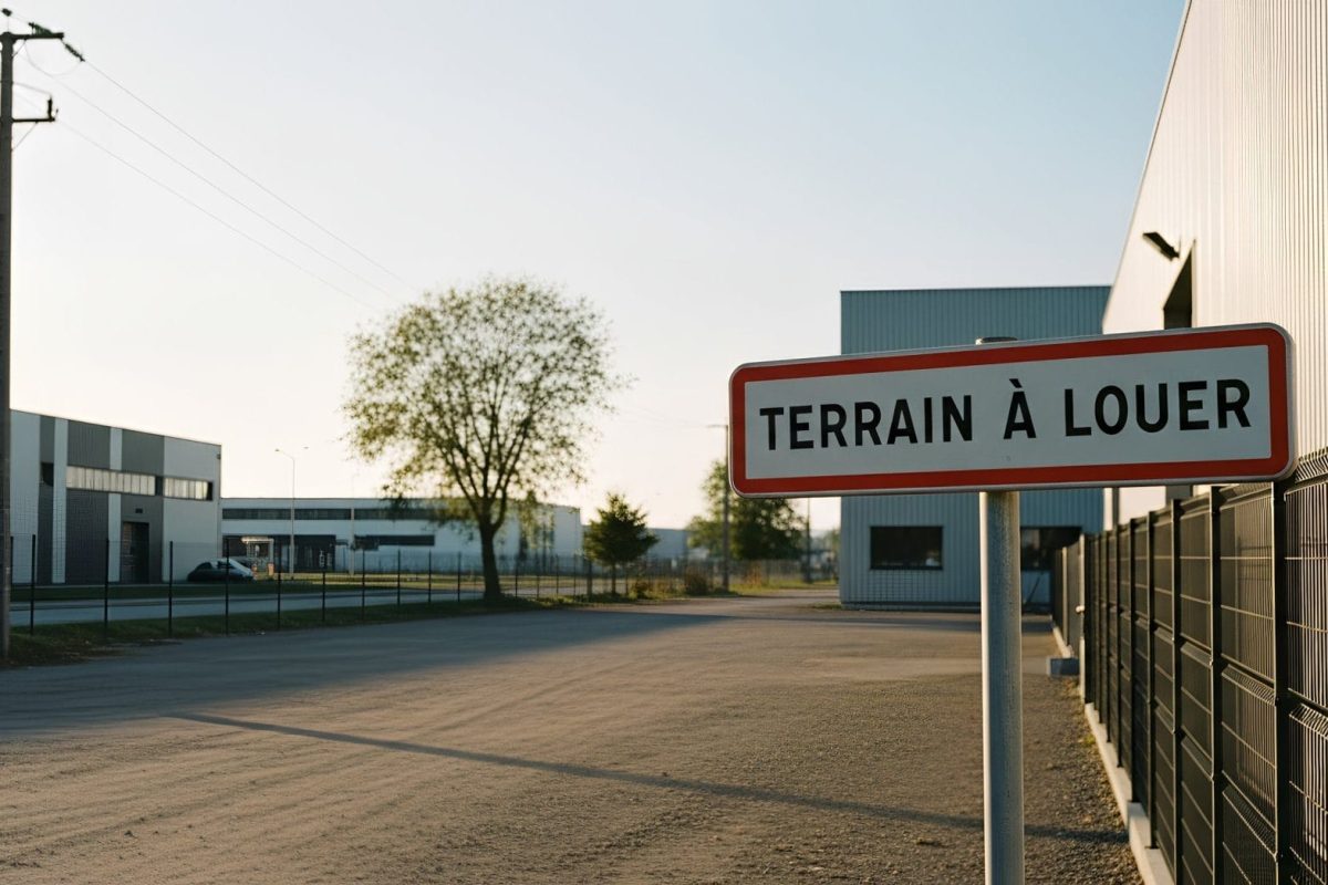 Terrain professionnel en bail longue durée avec Baux Locaux Immobilier